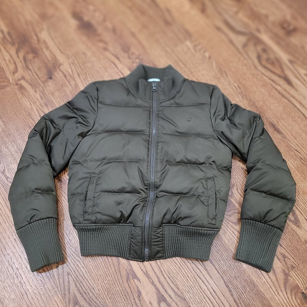 SUPER CUTE! Old Navy Olive Green Puffer Jacket